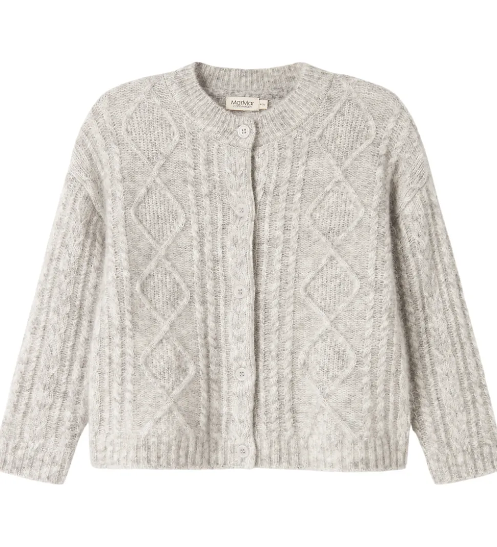 MarMar Cardigan - Uld - Morning Dew Mel.ange