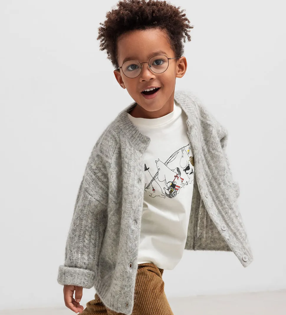 MarMar Cardigan - Uld - Morning Dew Mel.ange