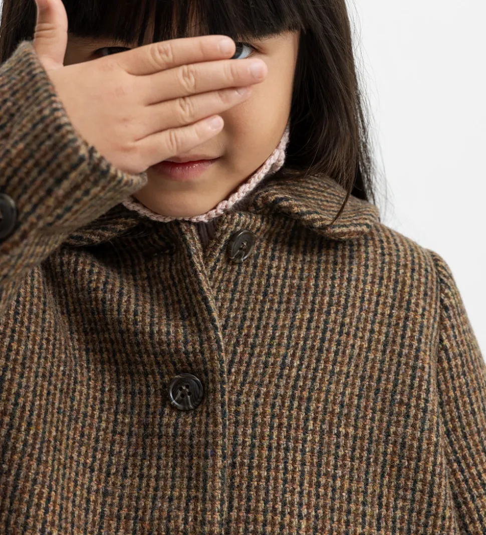 MarMar Frakke - Uld - Olive - Earthy Check