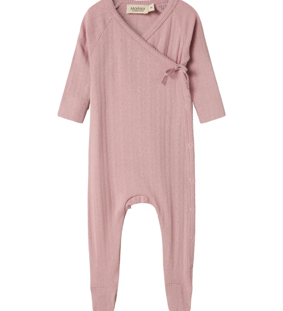 MarMar Heldragt m. Fødder - Modal - Rib - Rubetta - Soft Berry