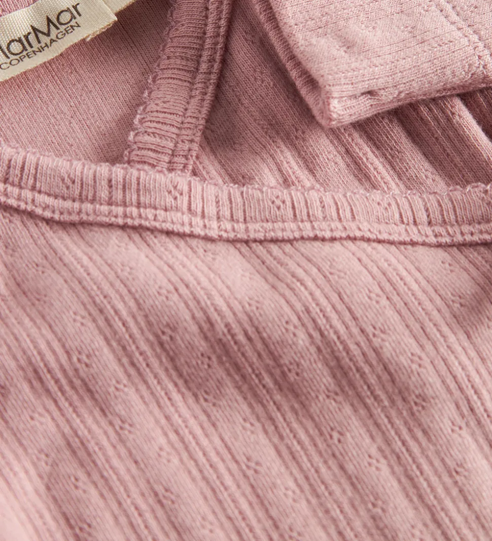 MarMar Heldragt m. Fødder - Modal - Rib - Rubetta - Soft Berry