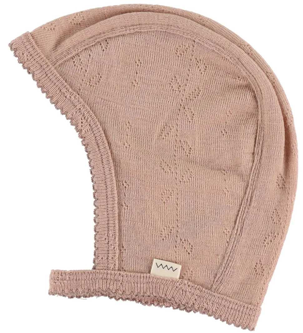 MarMar Hjelm - Hoody - Uld - Burnt Rose