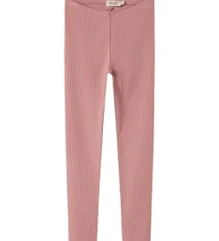 MarMar Leggings - Rib - Modal - Rose Parfait