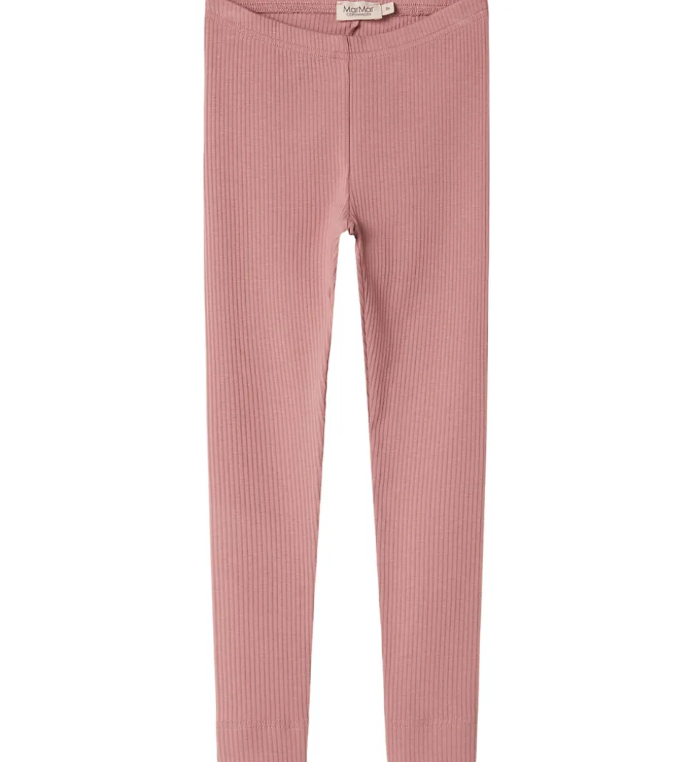 MarMar Leggings - Rib - Modal - Rose Parfait