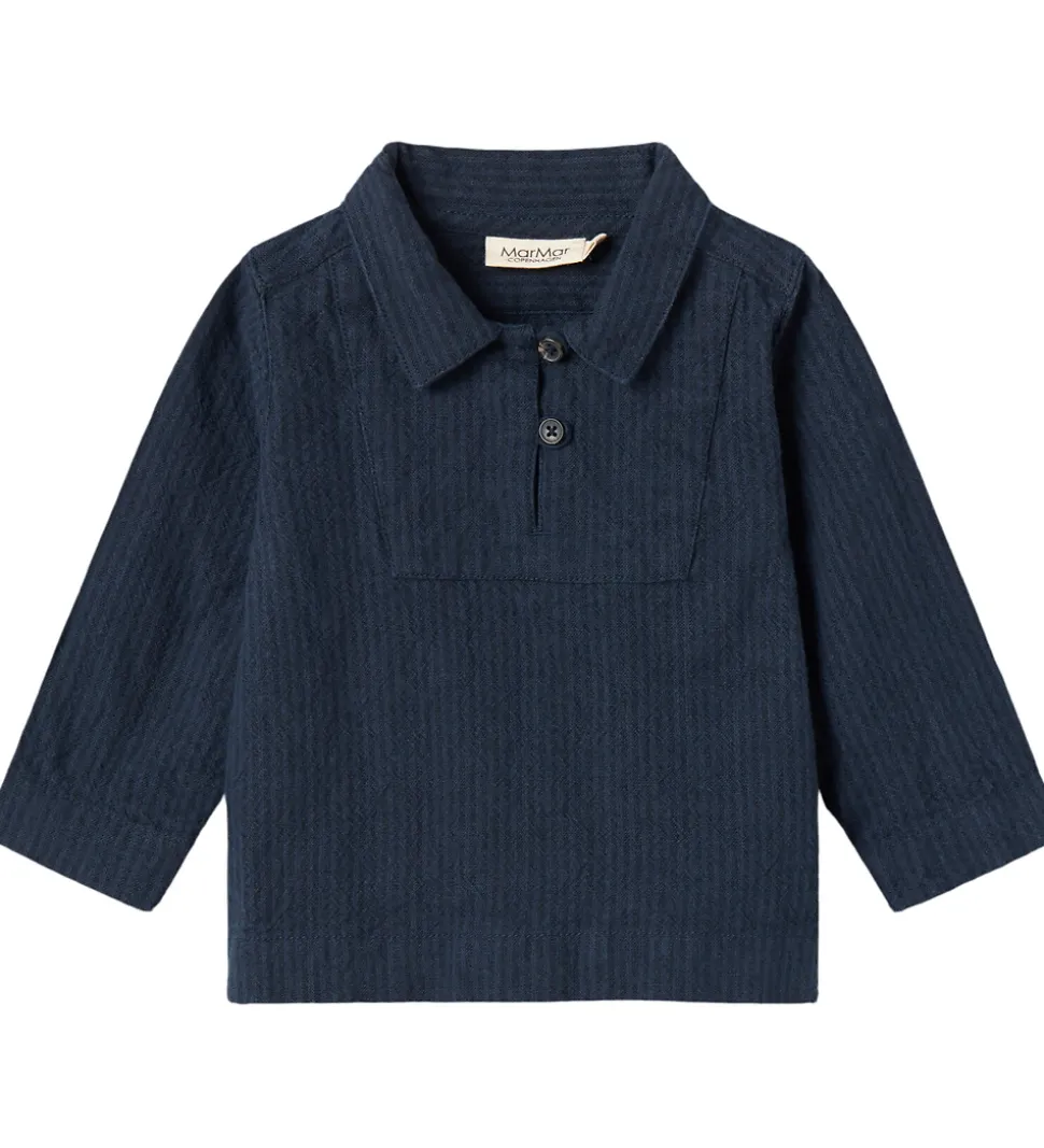 MarMar Skjorte - Tovas - Dark Blue Stripe