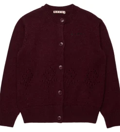 Marni Cardigan - Nylon/Uld - Berry Jam