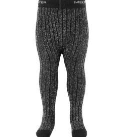 Melton Strømpebukser - Bambus - Black