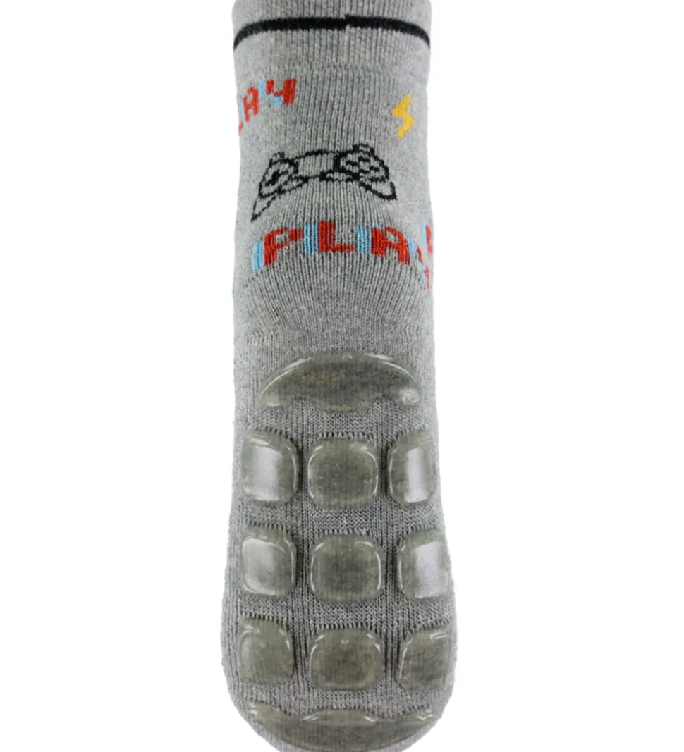 Melton Strømper - ABS - Gaming - Lysegråmeleret