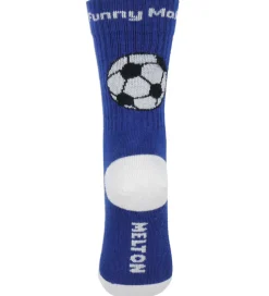 Melton Strømper - True Blue m. Fodbold