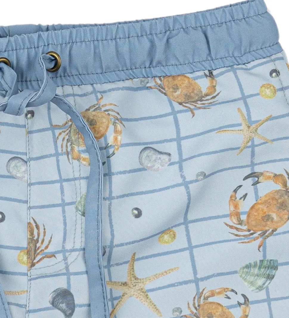 Mikk-Line Badeshorts - Faded Denim