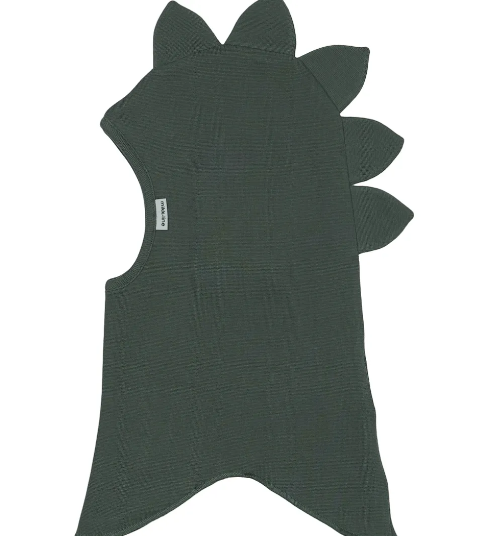 Mikk-Line Elefanthue - 2-lags - Balsam Green m. Dinotakker