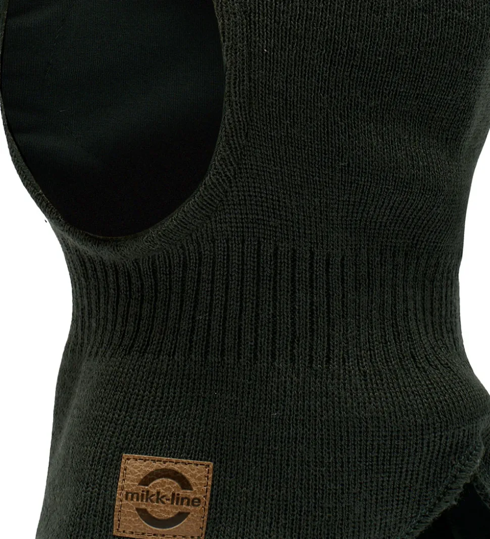 Mikk-Line Elefanthue - Strik - Uld/Akryl - 2-lags - Darkest Spro