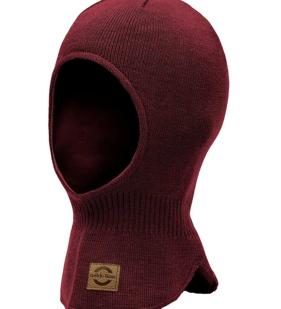 Mikk-Line Elefanthue - Strik - Uld/Akryl - 2-lags - Rum Raisin