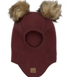 Mikk-Line Elefanthue - Uld - 1-lags - Rum Raisin m. Kvaste