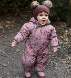 Mikk-Line Elefanthue - Uld - 1-lags - Rum Raisin m. Kvaste