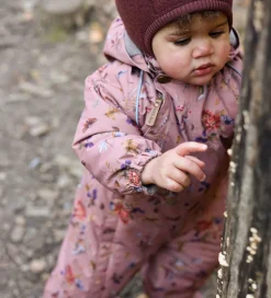 Mikk-Line Flyverdragt - AOP Floral - Burlwood