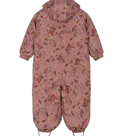 Mikk-Line Flyverdragt - Floral - Burlwood m. Print