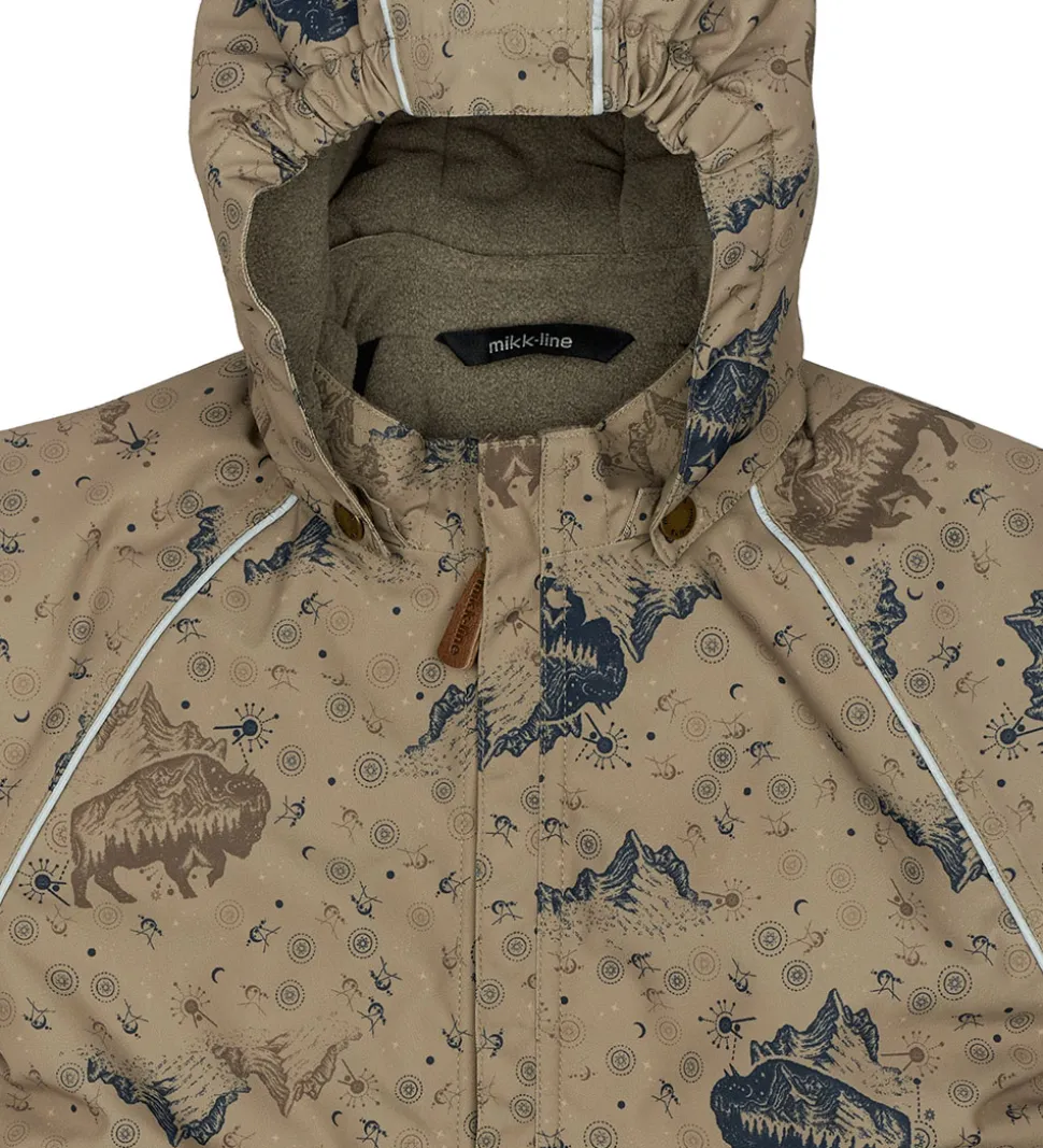 Mikk-Line Flyverdragt - Forrest - Coriander m. Print