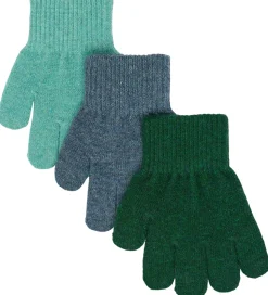 Mikk-Line Handsker - Uld/Polyamid - 3-pak - Darkest Sprouse-Fad