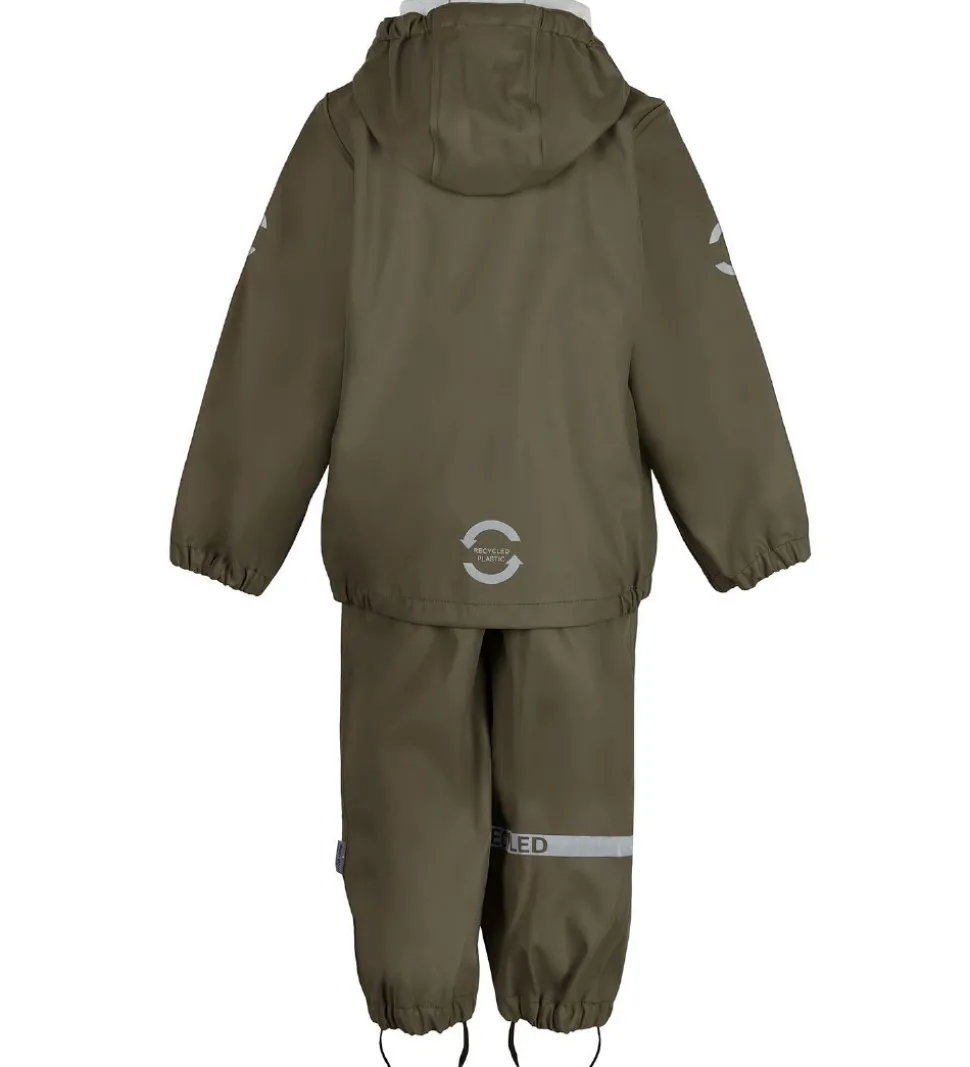Mikk-Line Regntøj - Recycled - PU - Dusty Olive