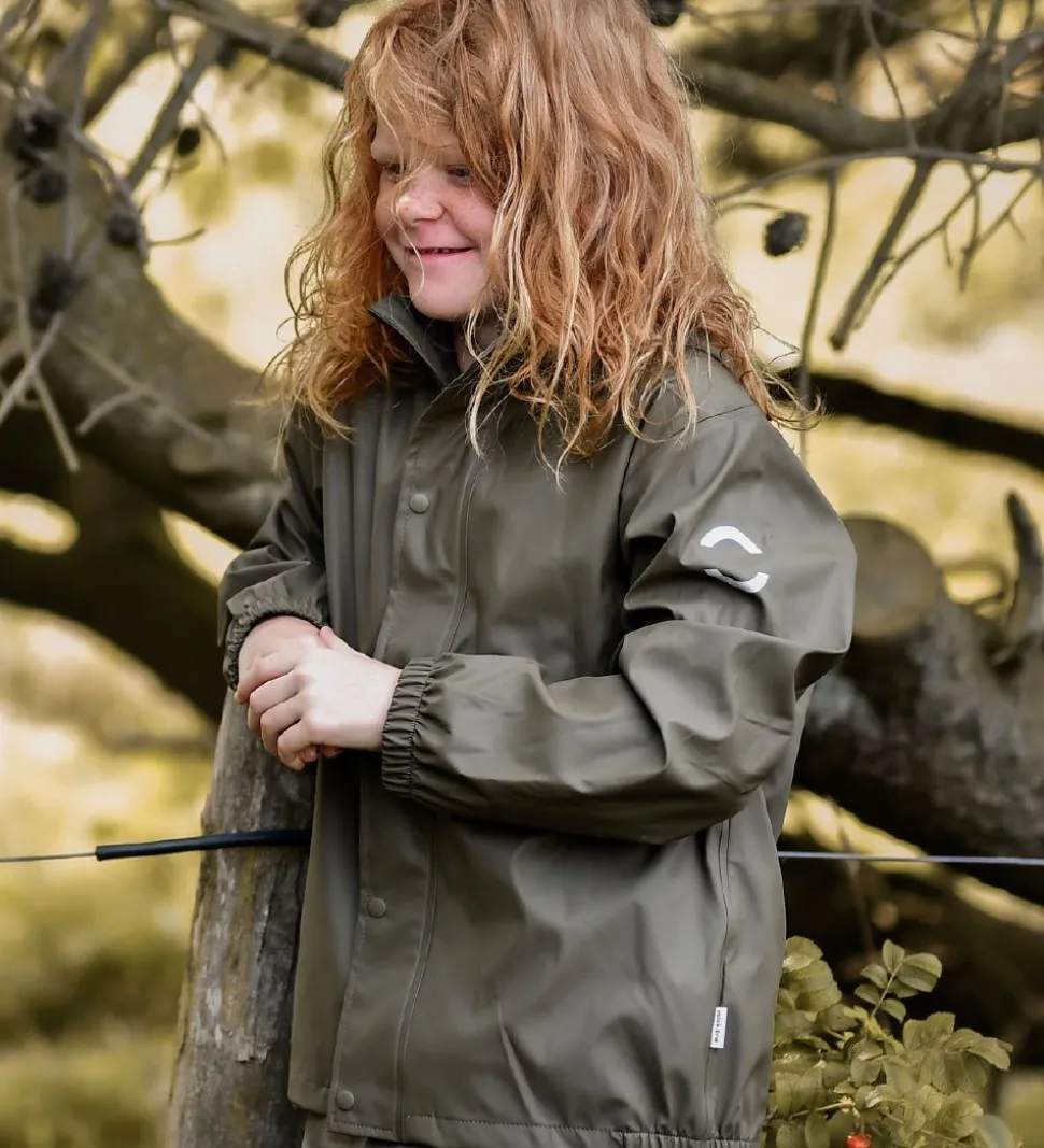 Mikk-Line Regntøj - Recycled - PU - Dusty Olive