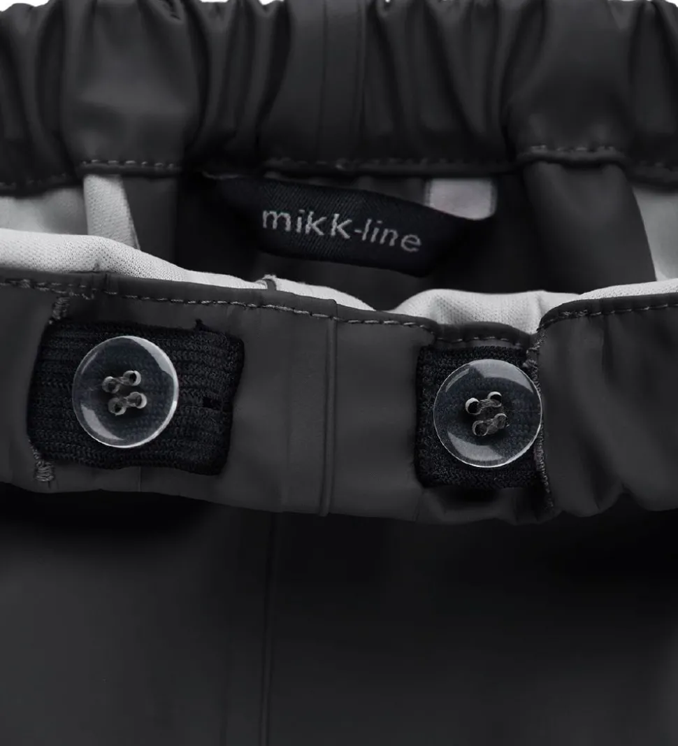 Mikk-Line Regntøj - Recycled - PU - Black