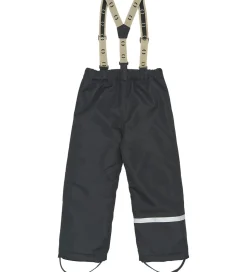 Mikk-Line Skibukser m. Seler - Recycled - Sort