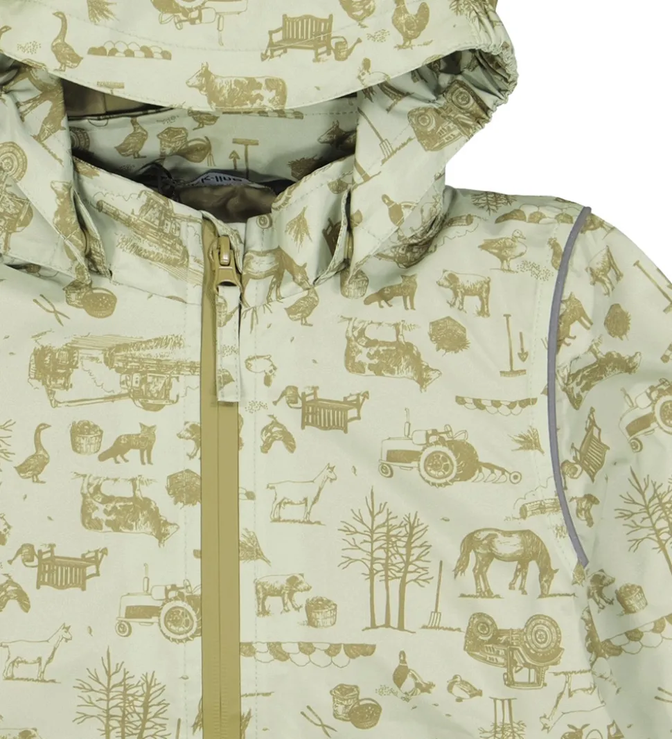 Mikk-Line Sommerjakke - Desert Sage m. Bondegård