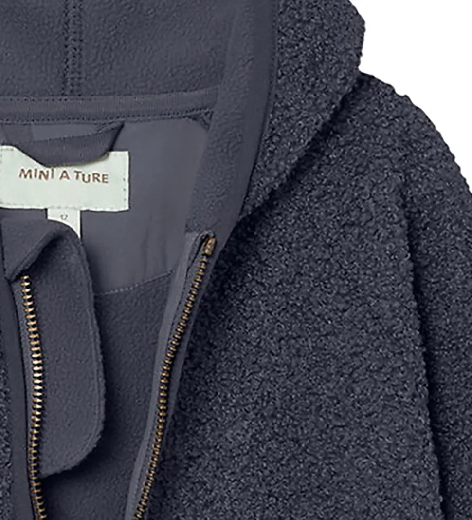 Mini A Ture Fleecejakke - MatLiff - Ombre Blue