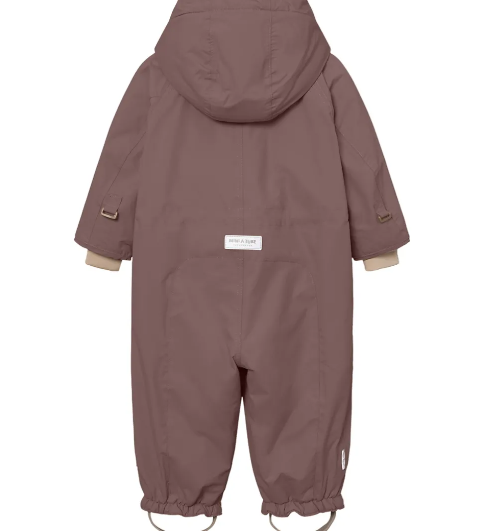 Mini A Ture Flyverdragt - MatWisti Fleece - Peppercorn Plum
