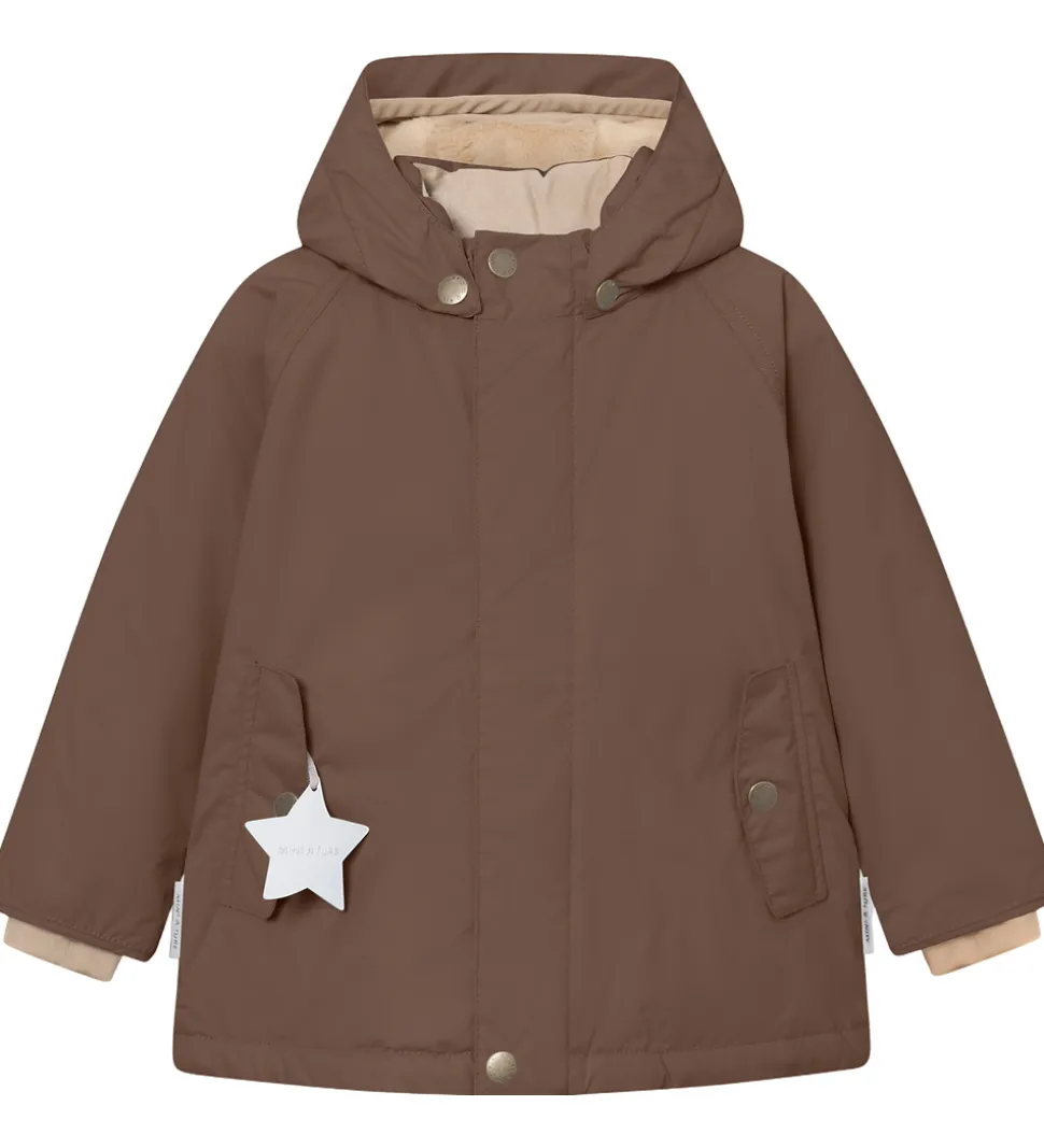Mini A Ture Vinterjakke - MatWally Fleece - Chestnut Brown