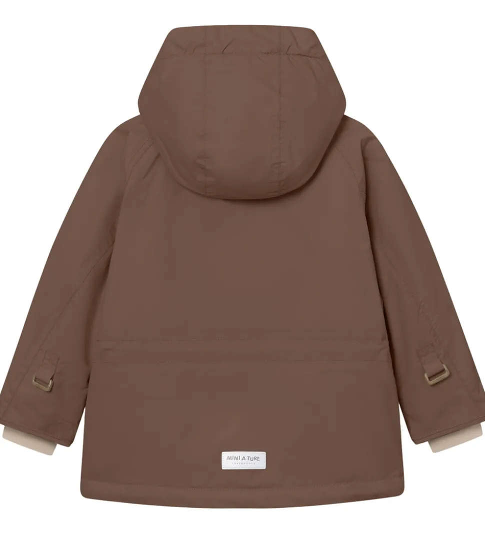 Mini A Ture Vinterjakke - MatWally Fleece - Chestnut Brown
