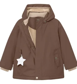 Mini A Ture Vinterjakke - MatWally Fleece - Chestnut Brown