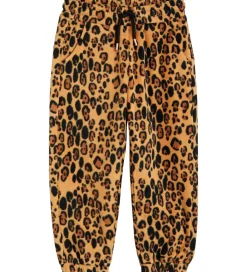 Mini Rodini Fleecebukser - Leopard - Beige