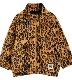 Mini Rodini Fleecejakke - Leopard - Beige