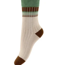 MiniPop Strømper - Bambus - 3-pak - Brow Mix