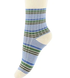 MiniPop Strømper - Bambus - 3-pak - Blue Mix