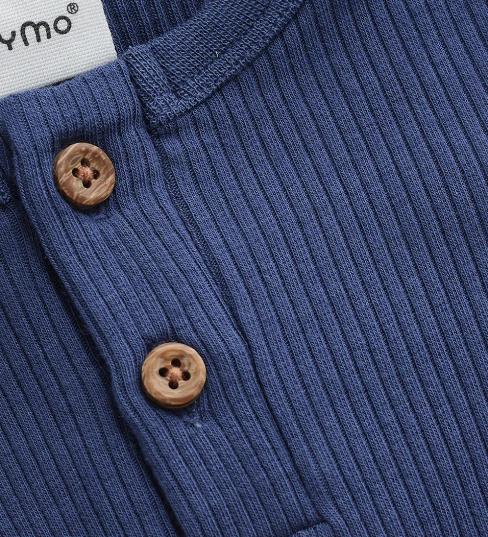 Minymo Body l/æ - Rib - Modal/Bomuld - Vintage Indigo