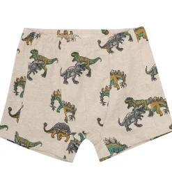 Minymo Boxershorts - 2-Pak - Beige Melange