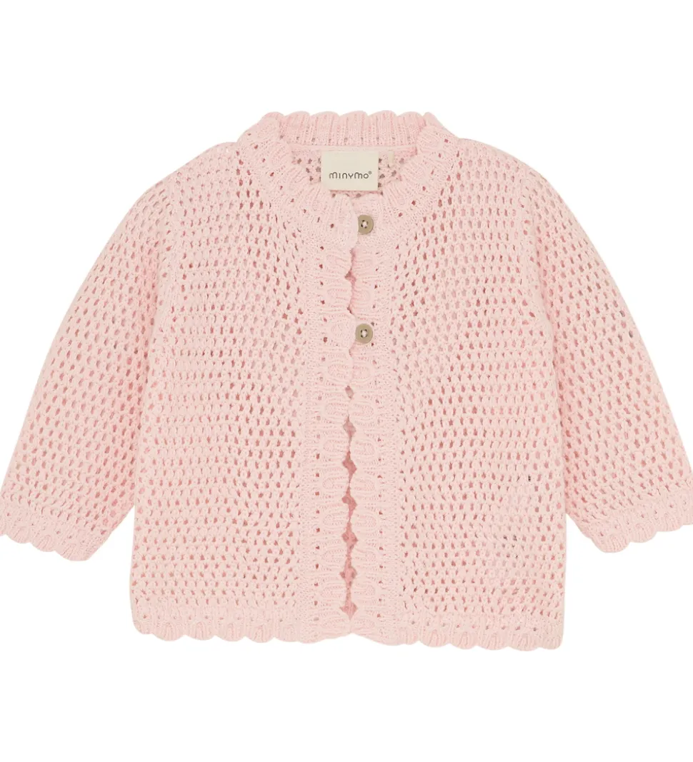 Minymo Cardigan - Strik - Pink Dogwood