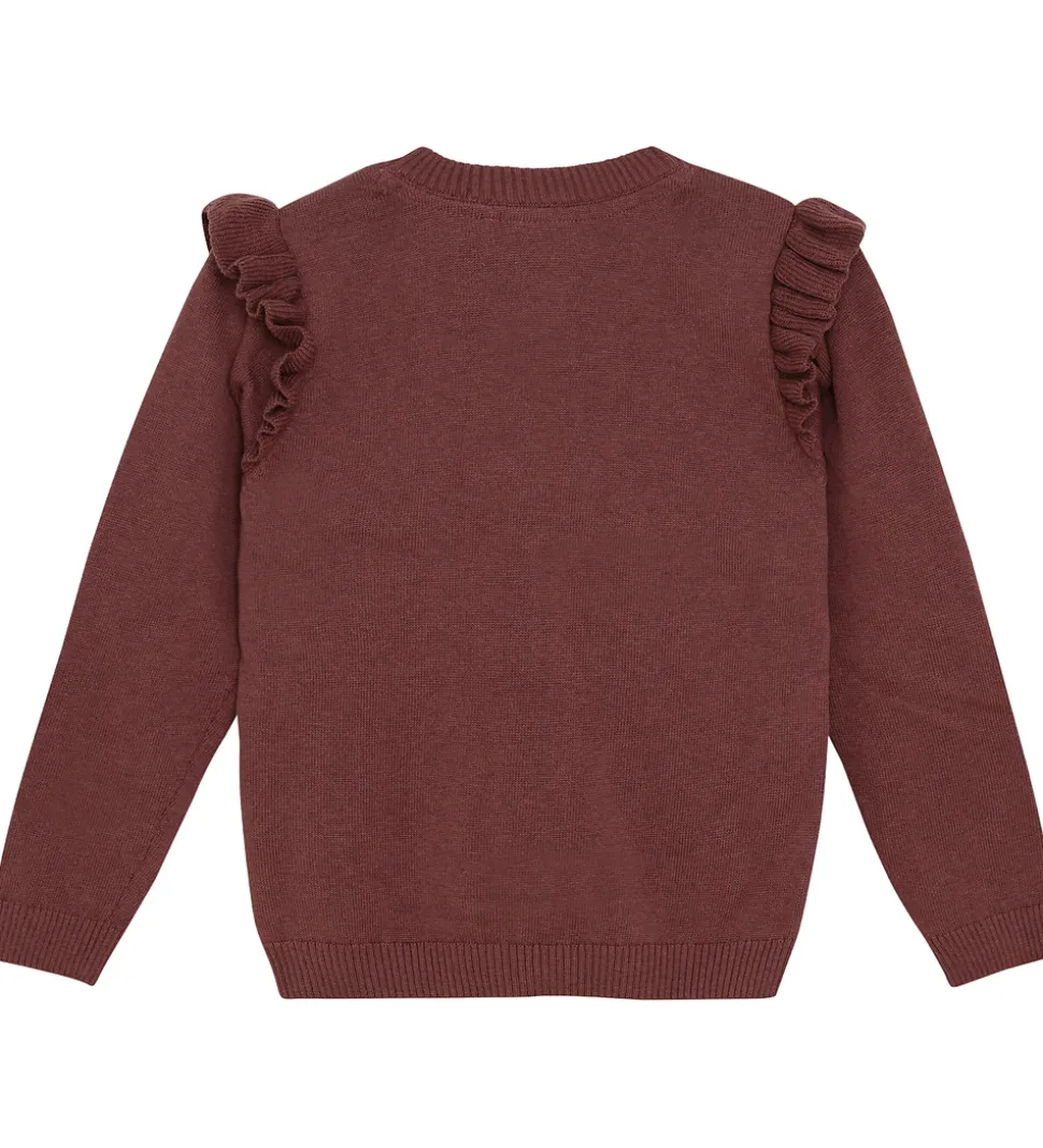Minymo Cardigan - Strik - Rose Brown