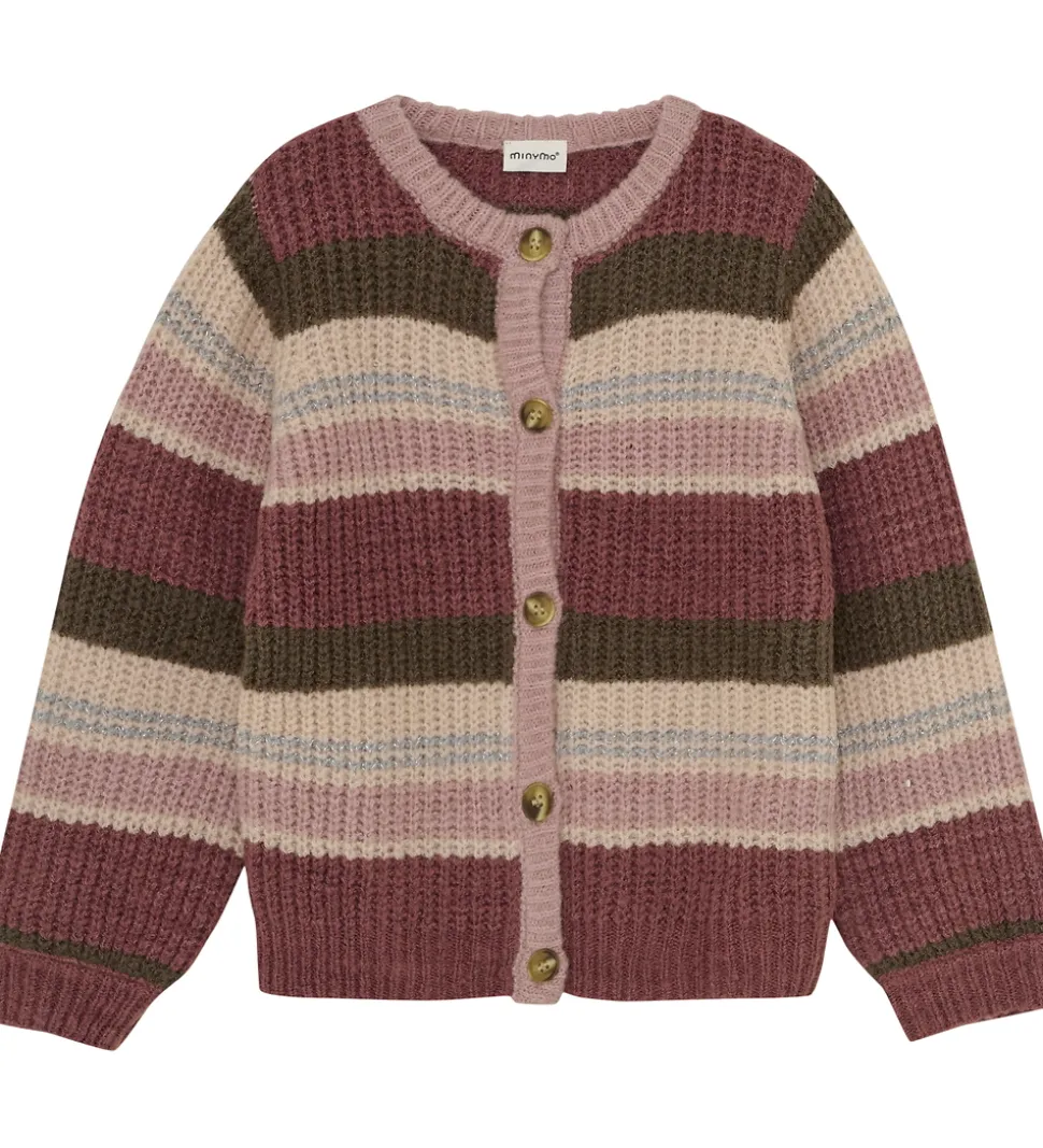 Minymo Cardigan - Strik - Woodrose