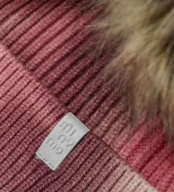 Minymo Hue - Strik/Rib - Withered Rose m. Kvast