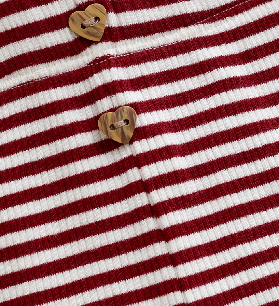 Minymo Leggings - Rib - Rio Red