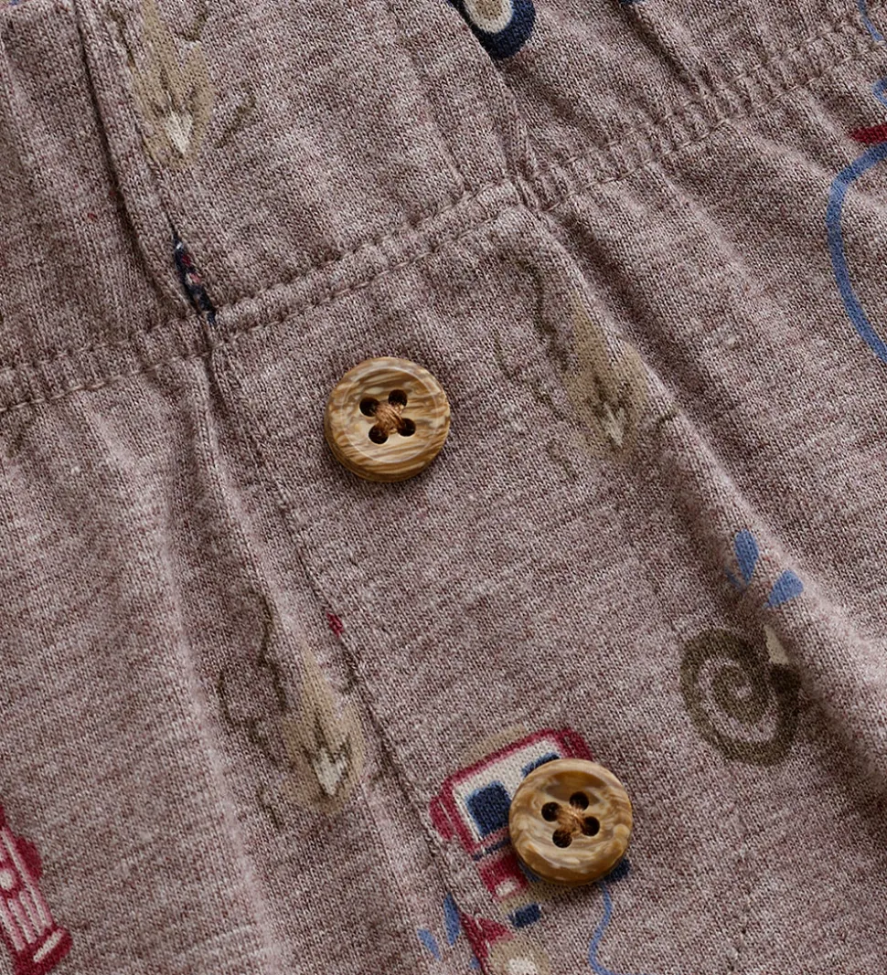 Minymo Natbukser - Dark Brown Melange