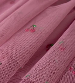 Minymo Tylnederdel - Mauve Orchid m. Kirsebær