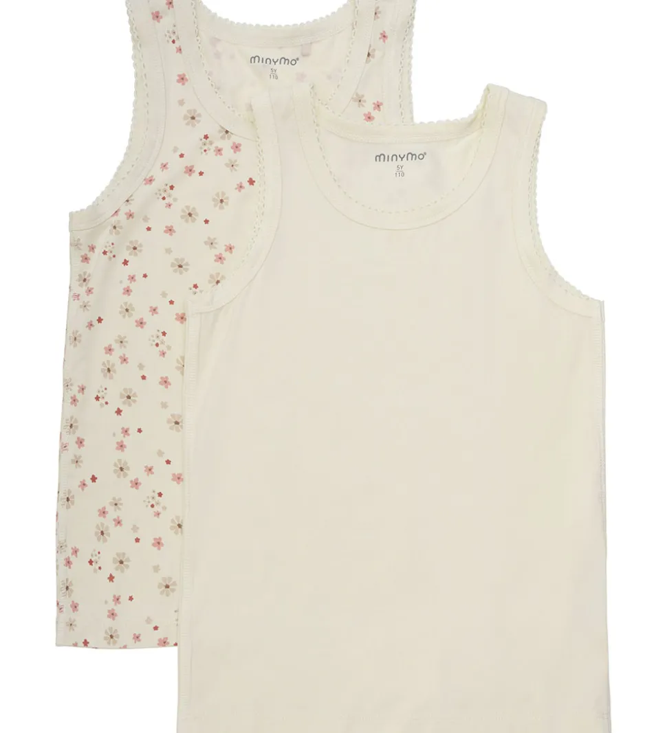 Minymo Undertrøje - 2-pak - Dusty Ceder