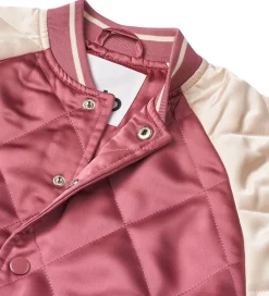 Molo Bomberjakke - Haru - Dark Rose/Creme m. Broderi