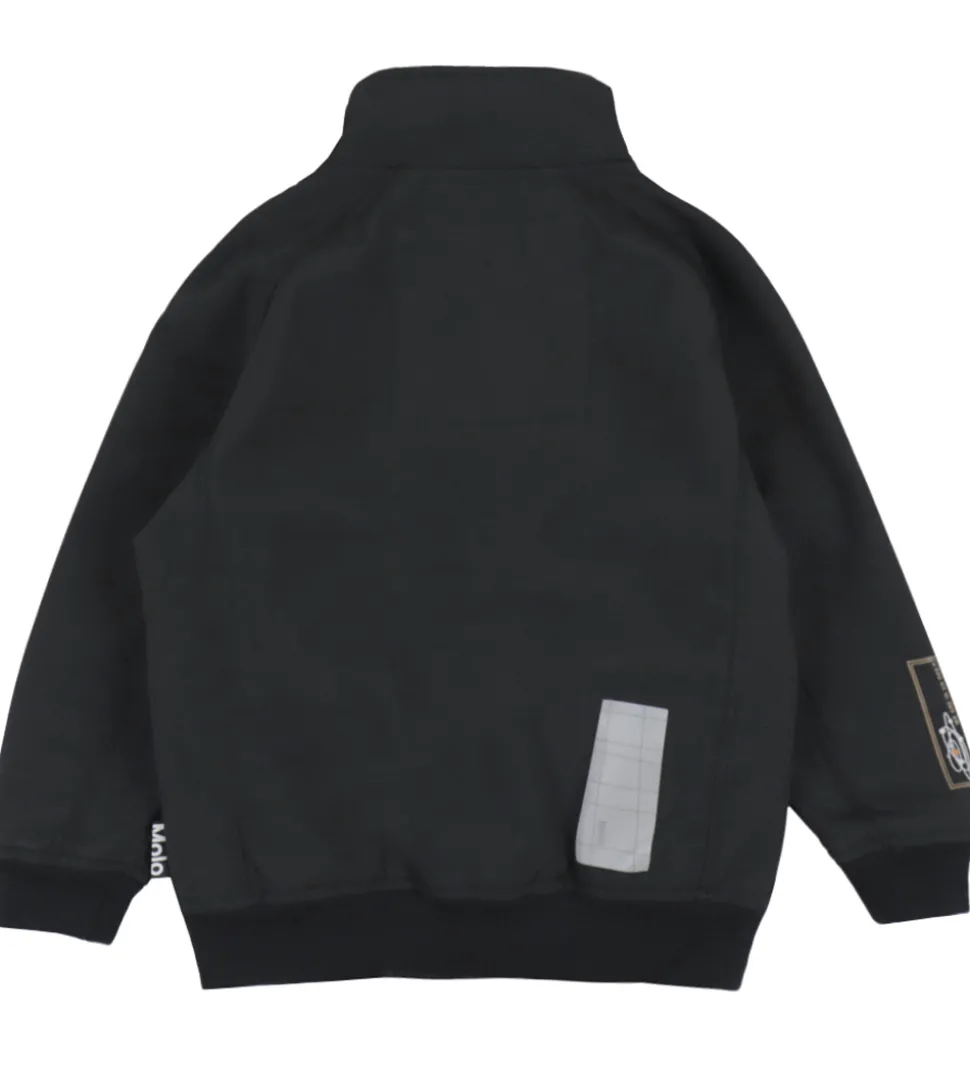 Molo Softshelljakke m. Fleece - Cloudy - Sort