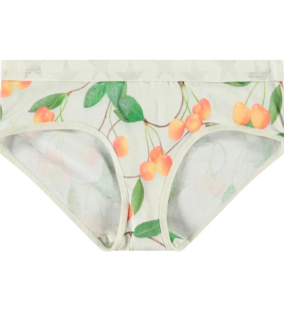 Molo Trusser - 2-pak - Jana - Cherries White